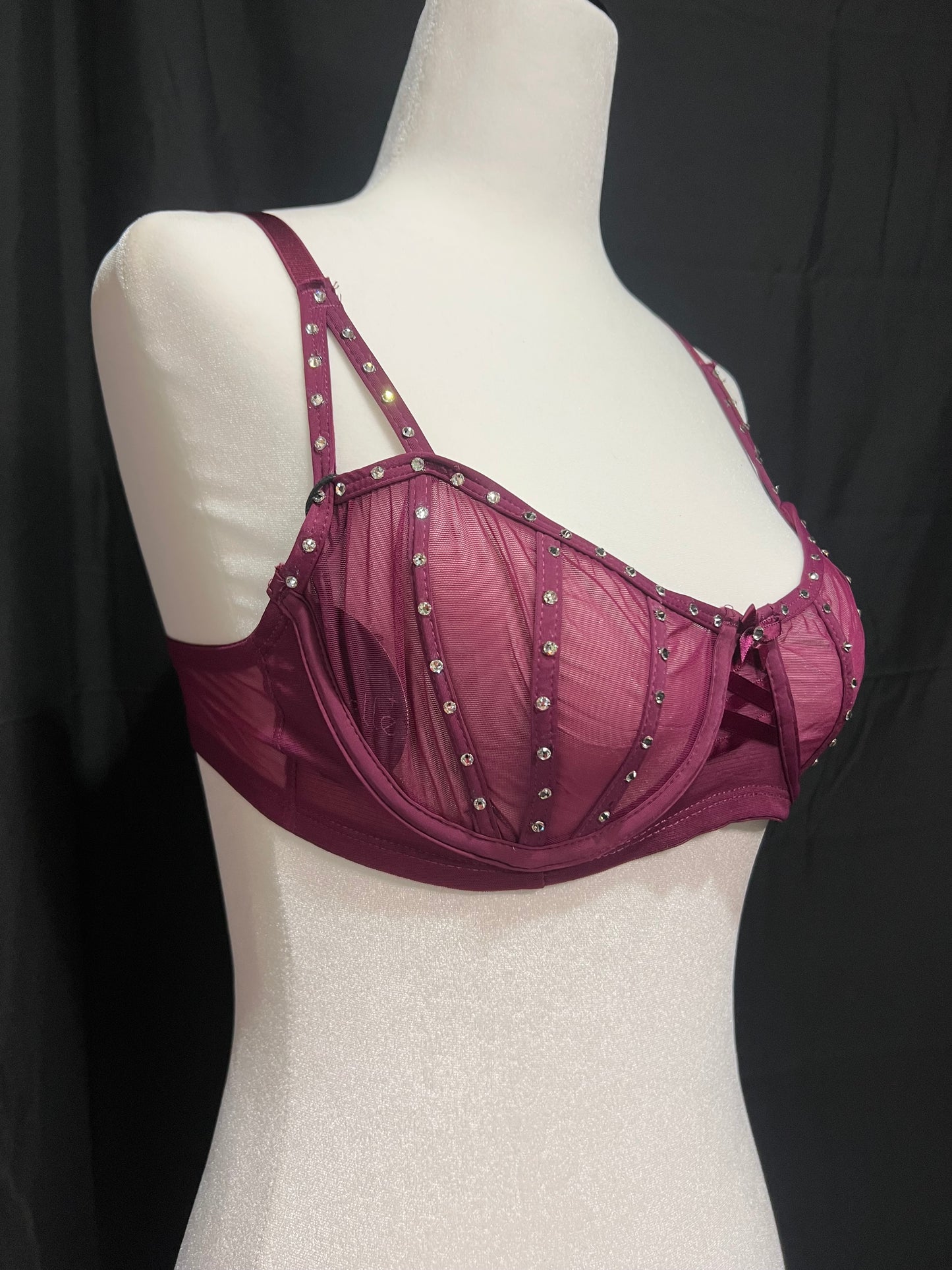 BabyBelle Sheer Plum