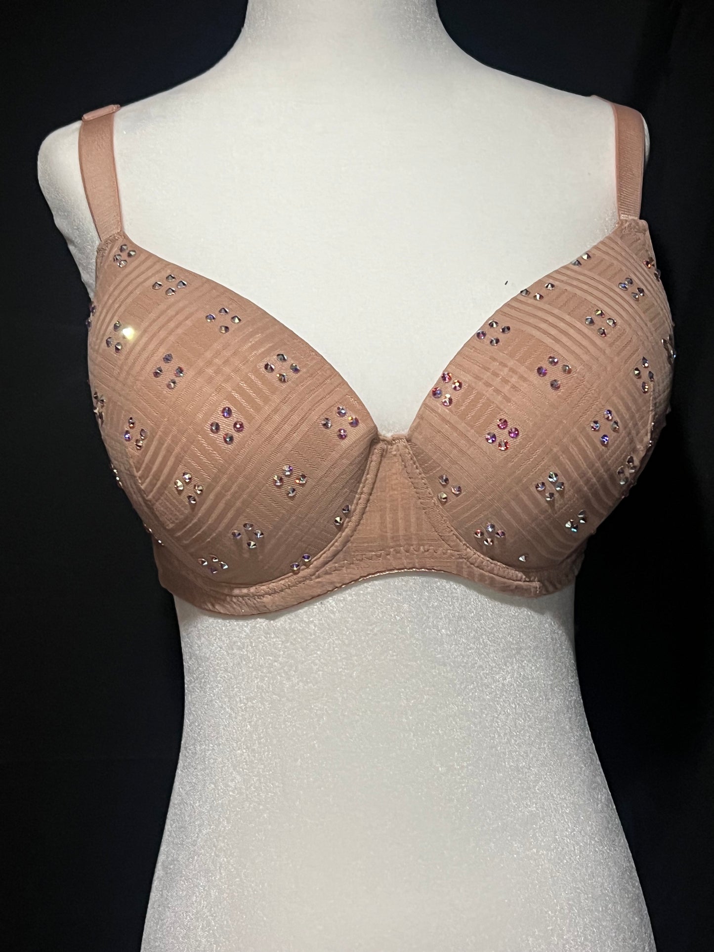 BabyBelle Crystal Checkered Bra