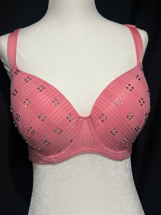 BabyBelle Crystal Checkered Bra