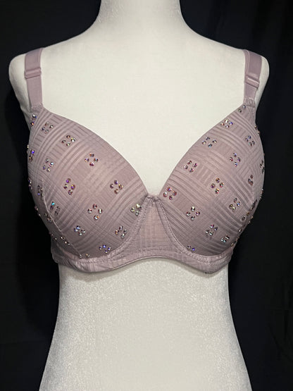 BabyBelle Crystal Checkered Bra