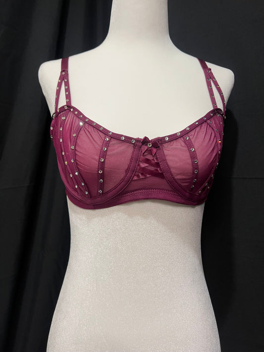 BabyBelle Sheer Plum