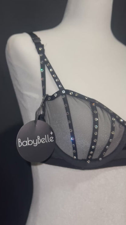 BabyBelle Sheer Black
