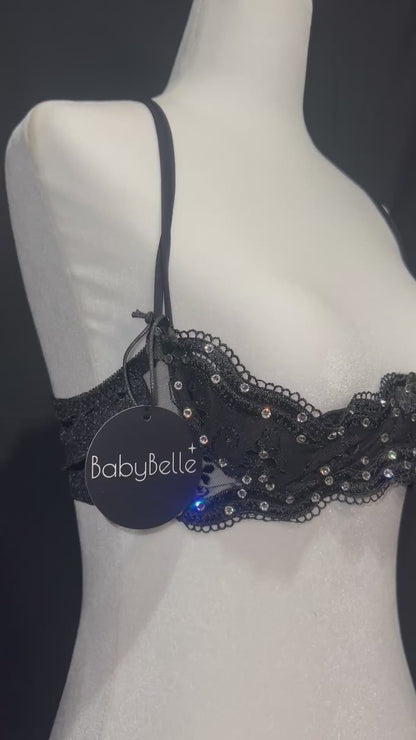 Cupless Peekaboo Black
